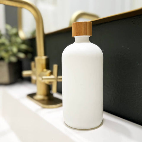 The Refillery at Hive Provisions - 16 oz glass bottle with bamboo cap, Tacoma refill station