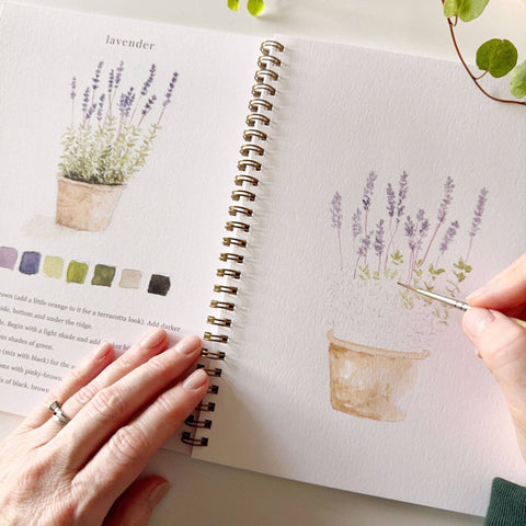 Garden watercolor workbook - image 6