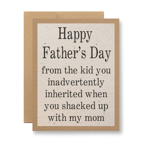 Father's Day with my mom - Seed Paper Card - image 2