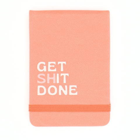 Leatherette Pocket Journal Get Shit Done