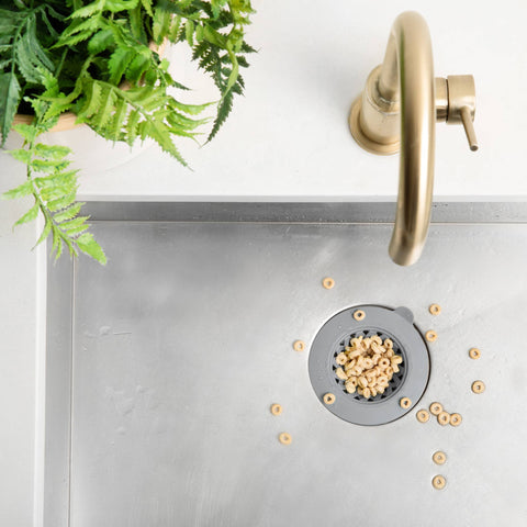 Catch and Close Sink Strainer