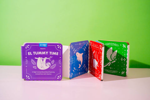 El Tummy Time: A High-Contrast Board Book for Babies