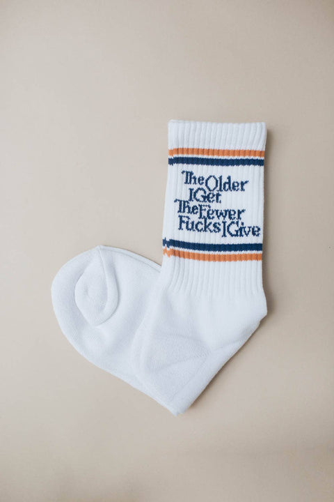 The Older I Get the Fewer Fucks I Give Socks