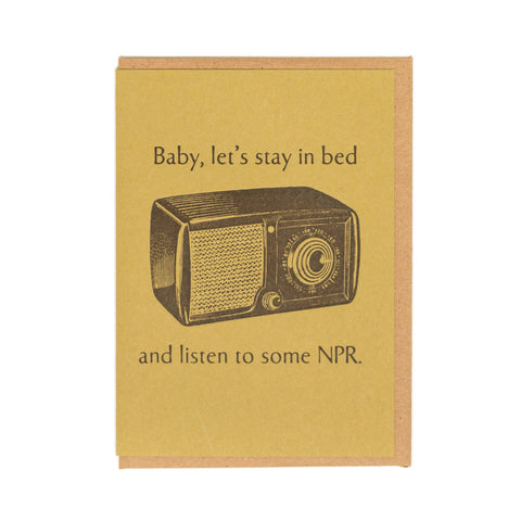 Npr Greeting Card
