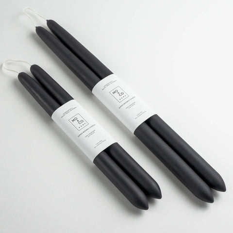 Charcoal Beeswax Dipped Candles 10" - image 2