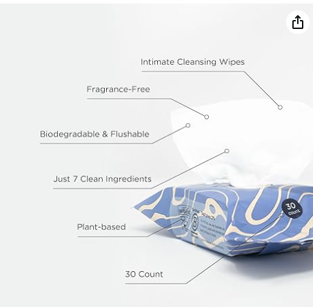 Saalt Intimate Cleansing Wipes