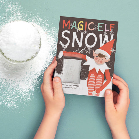 Snow Card - Magic Elf Instant Snow Holiday Card - image 2