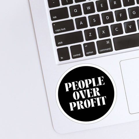 People Over Profit Sticker - image 2
