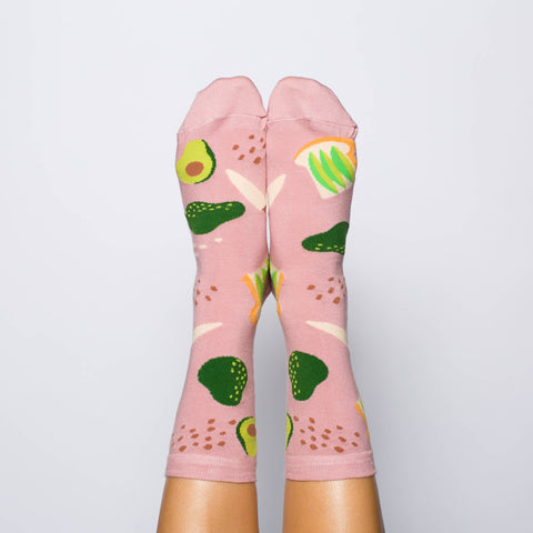 Avocado Toast - Small Crew Socks - Brunch Gifts - image 2