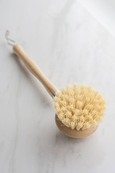 CASA AGAVE Long Handle Dish Brush with Replaceable Head