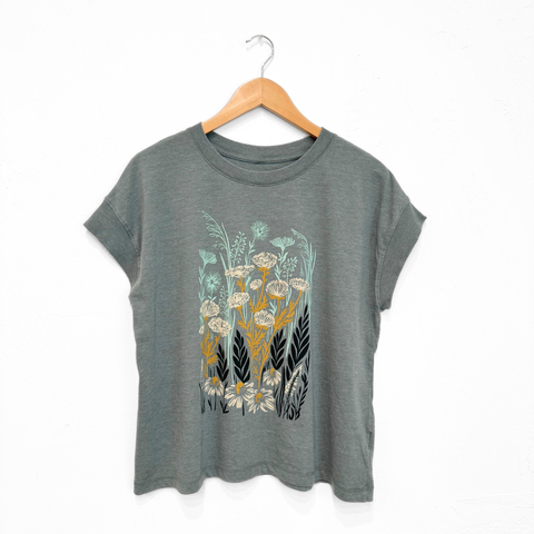 Wild Field Ladies Shirt - Washed Basil - image 3