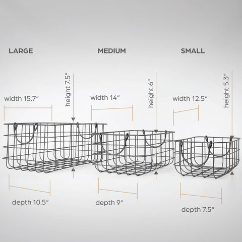 Rectangle Iron Basket - image 4