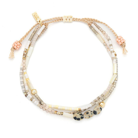 Joy/Dalmatian Jasper/Gold Bracelet - image 2