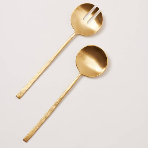 Wabi Brass Serving Utensils