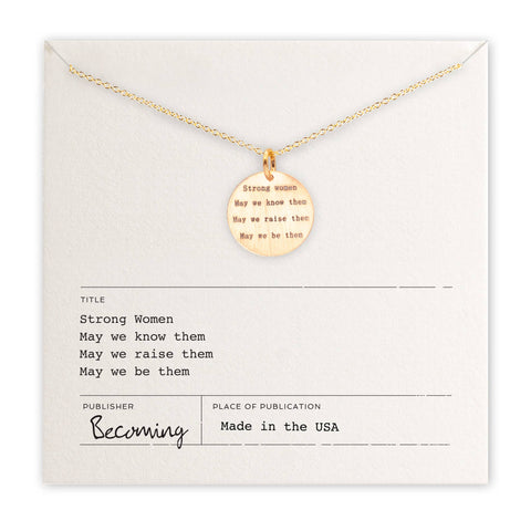 Strong Women Necklace - image 2