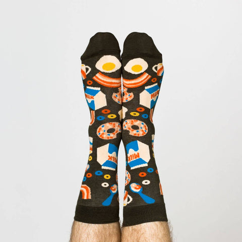Breakfast - Large Crew Socks - Foodie Gift - image 2