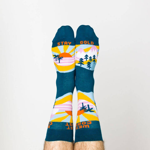 West Coast Best Coast Crew Socks
