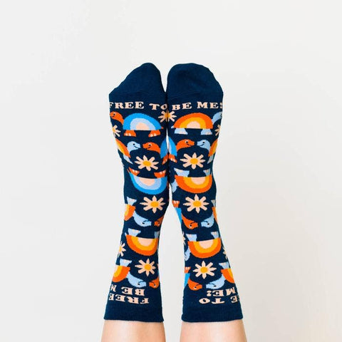 Free To Be Me - Small Crew Socks - Inspirational Gifts - image 2