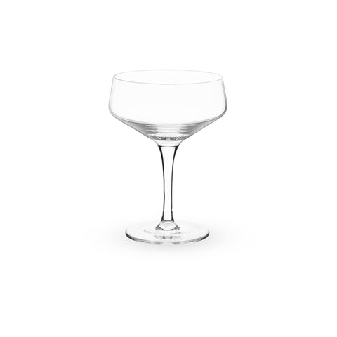 Raye™ Angled Crystal Coupe Glasses - Set of 2