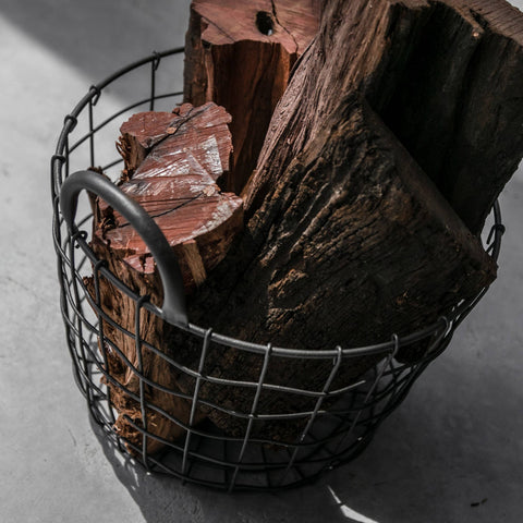 Round Iron Basket with handles - image 6