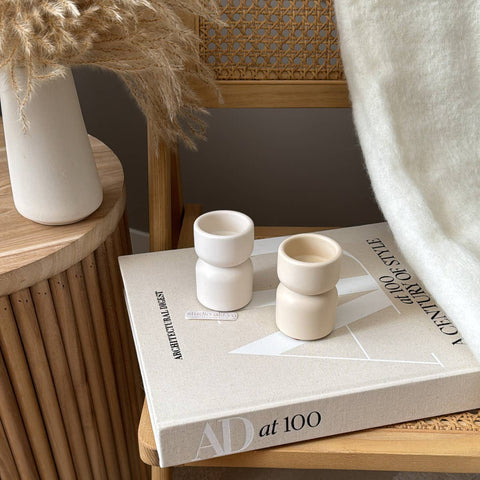 Scandi Elevated Single Tea Light Candle Holder - image 7