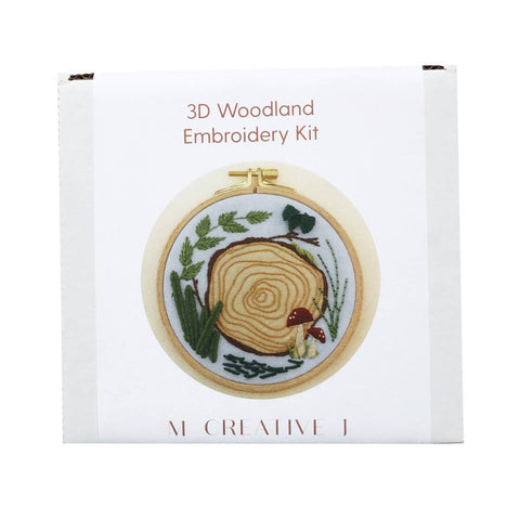 3D Woodland - Advanced Hand Embroidery DIY Craft Kit - image 2