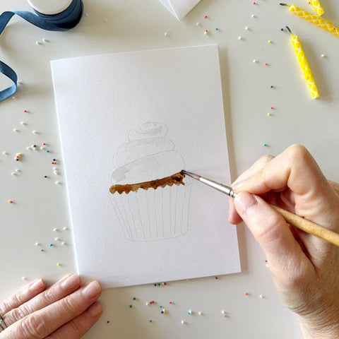 Celebrate paintable watercolor notecard set - image 9