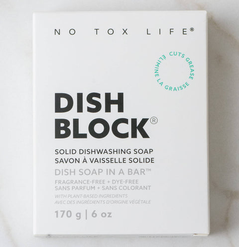 DISH BLOCK solid dish soap 6 oz | 170 g - No Tox Life