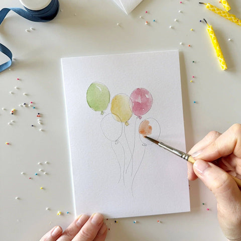 Celebrate paintable watercolor notecard set - image 4