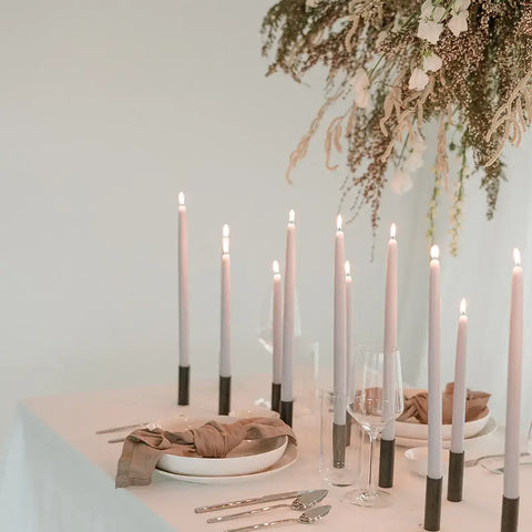 Bluebell Beeswax Dipped Candles 10" - image 4