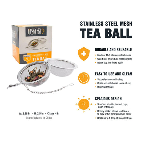 Mesh Tea Ball Strainer - image 2