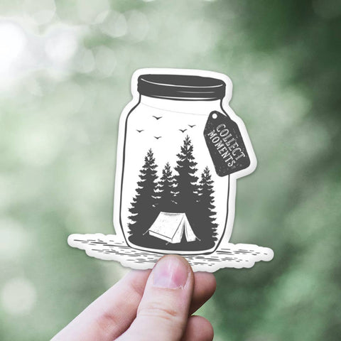 Collect Moments Not Things Sticker - image 2