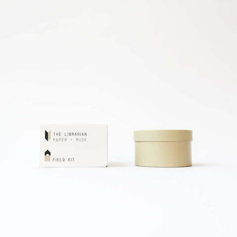 The Librarian - Paper + Musk - 4oz Tin Candle
