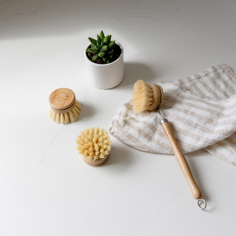 Sisal Dish Brush with Replaceable Head - image 6