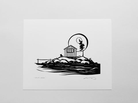 Island Cabin 8x10 Print