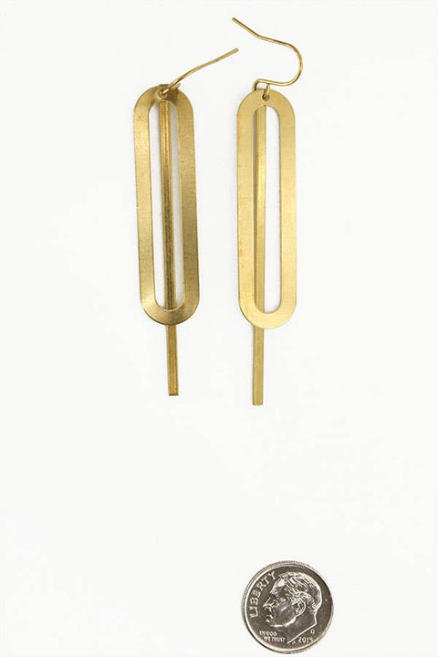 Oval Crossings Earrings - image 2