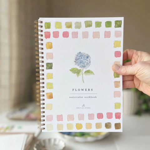 Flowers watercolor workbook - image 7