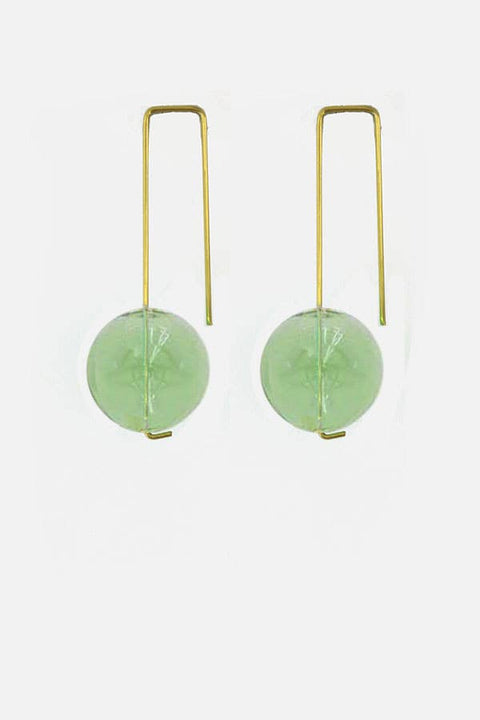 Air Bubbles Green Earrings