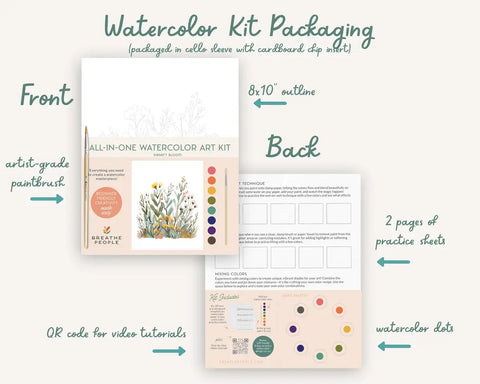 All-In-One Watercolor Paint Set - Desert Bloom - image 15