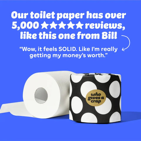 100% Bamboo Toilet Paper Roll