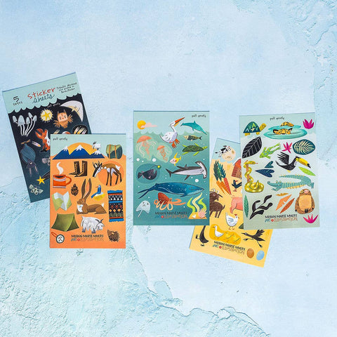 Sticker Sheet Variety 5-Pack
