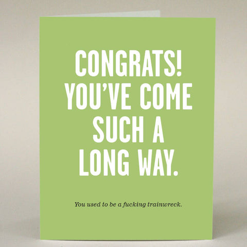 Trainwreck Card