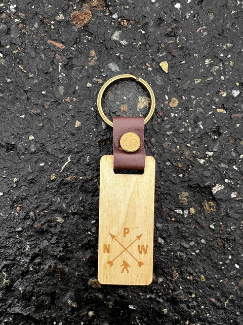 PNW Sasquatch Keychain - image 2