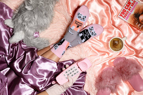 Future Is Feline Crew Socks