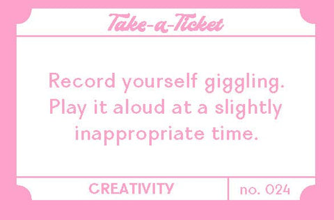 Take-a-Ticket: Creativity - image 6
