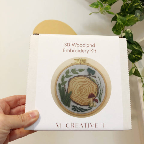 3D Woodland - Advanced Hand Embroidery DIY Craft Kit - image 5