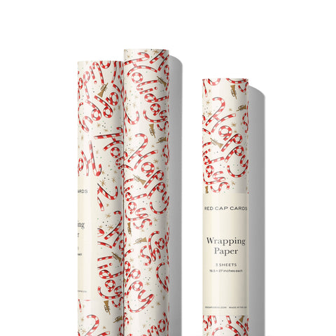 Candy Cane Holidays wrapping paper - image 2