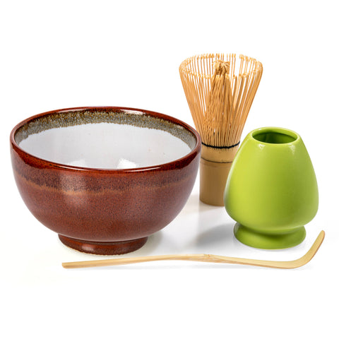 Matcha Tea Startup Gift Set - Bowl, Whisk, Scoop, Holder - image 4