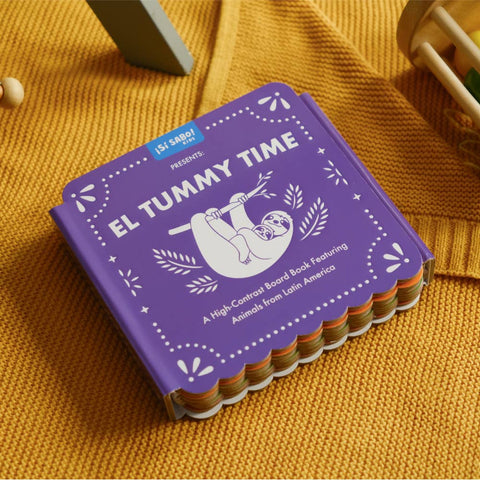 El Tummy Time: A High-Contrast Board Book for Babies