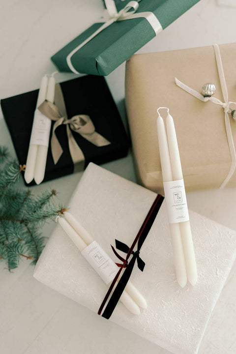 Natural Beeswax Dipped Candles 10" - image 3